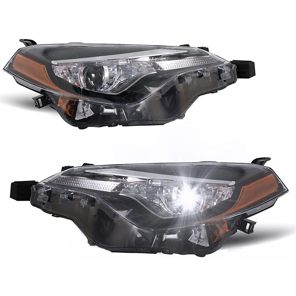 VehicleAid Headlights For 2017-2019 Toyota Corolla
