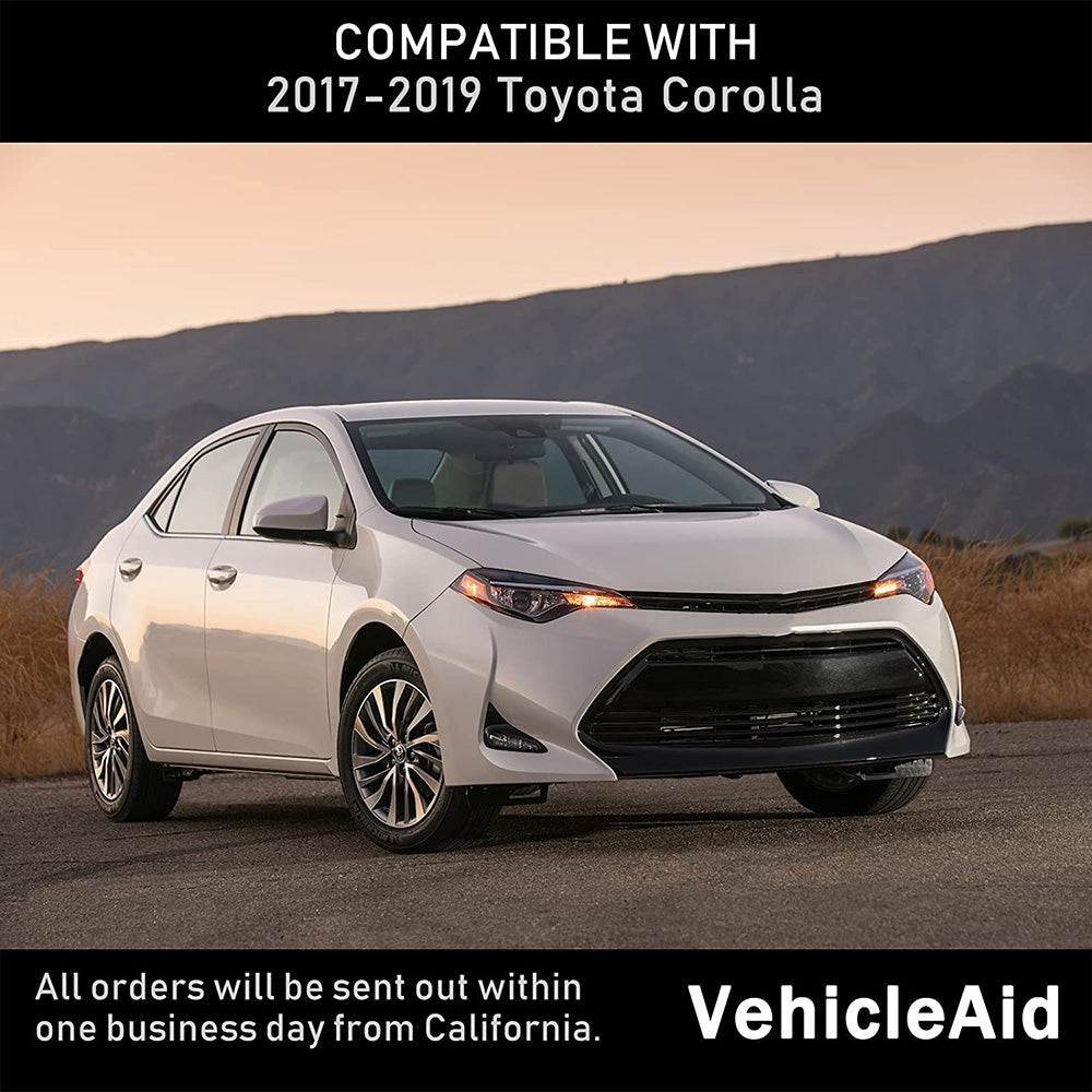 VehicleAid Headlights For 2017-2019 Toyota Corolla