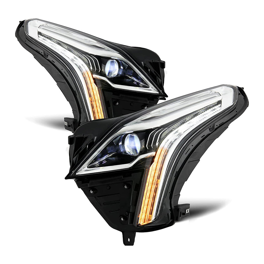 VehicleAid Full LED Headlights For 2017-2023 Cadillac XT5