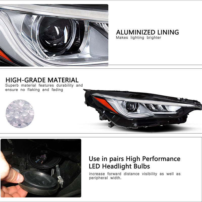 VehicleAid Headlights For 2019-2021 Infiniti QX50