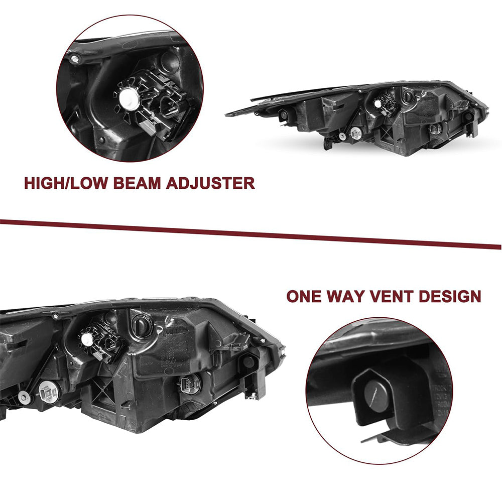 VehicleAid Full LED Headlights For 2019-2022 Honda HR-V