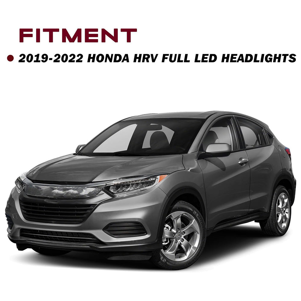 VehicleAid Full LED Headlights For 2019-2022 Honda HR-V