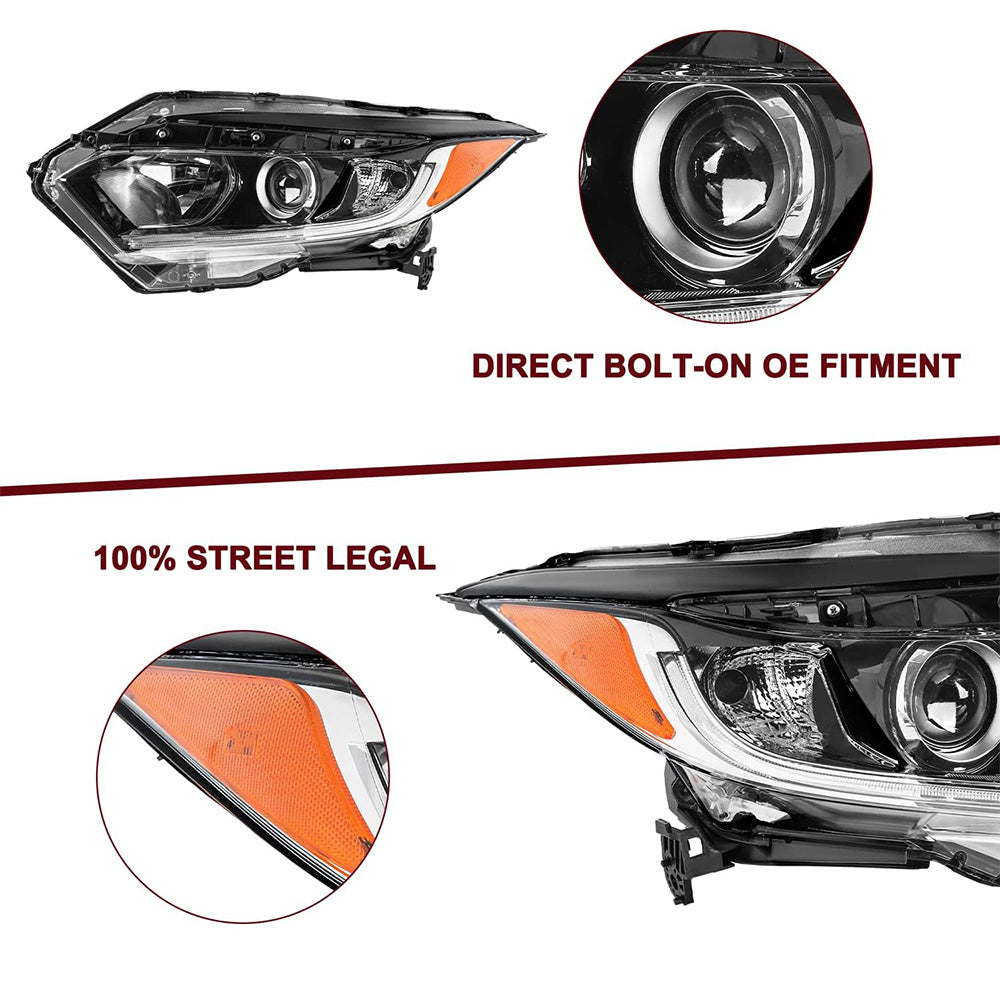 VehicleAid Headlights For 2019-2022 Honda HR-V