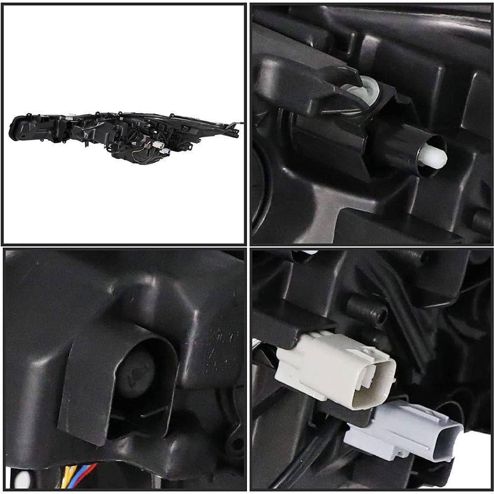 VehicleAid Upgraded Headlights For 2020-2022 Toyota Corolla