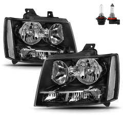 VehicleAid Headlights For 2007-2013 Chevy Suburban 2500