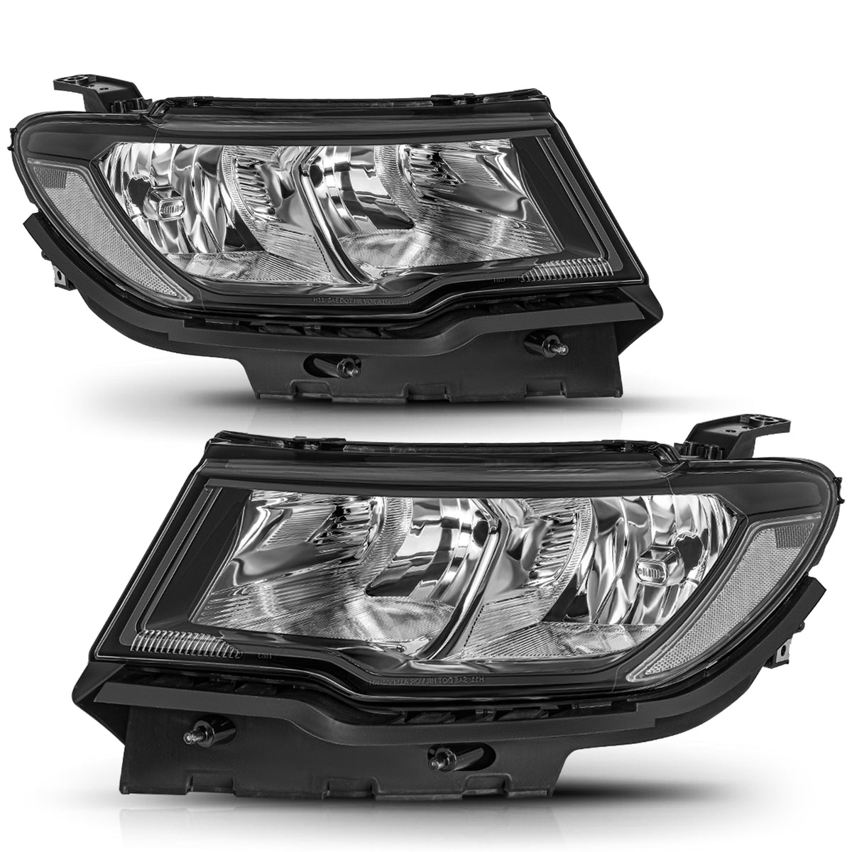 VehicleAid Headlights For 2017-2021 Jeep Compass