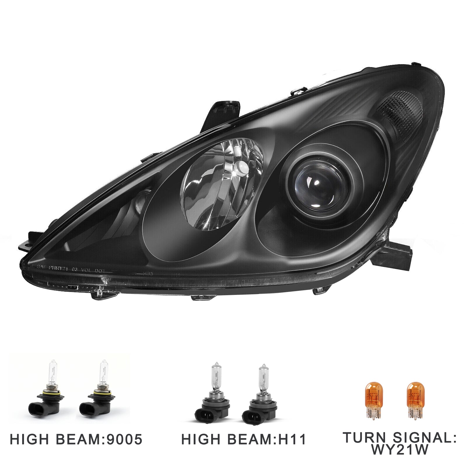 VehicleAid Headlights For 2005-2006 Lexus ES330