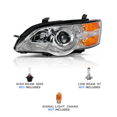 VehicleAid Headlights For 2005-2007 Subaru Legacy/Outback