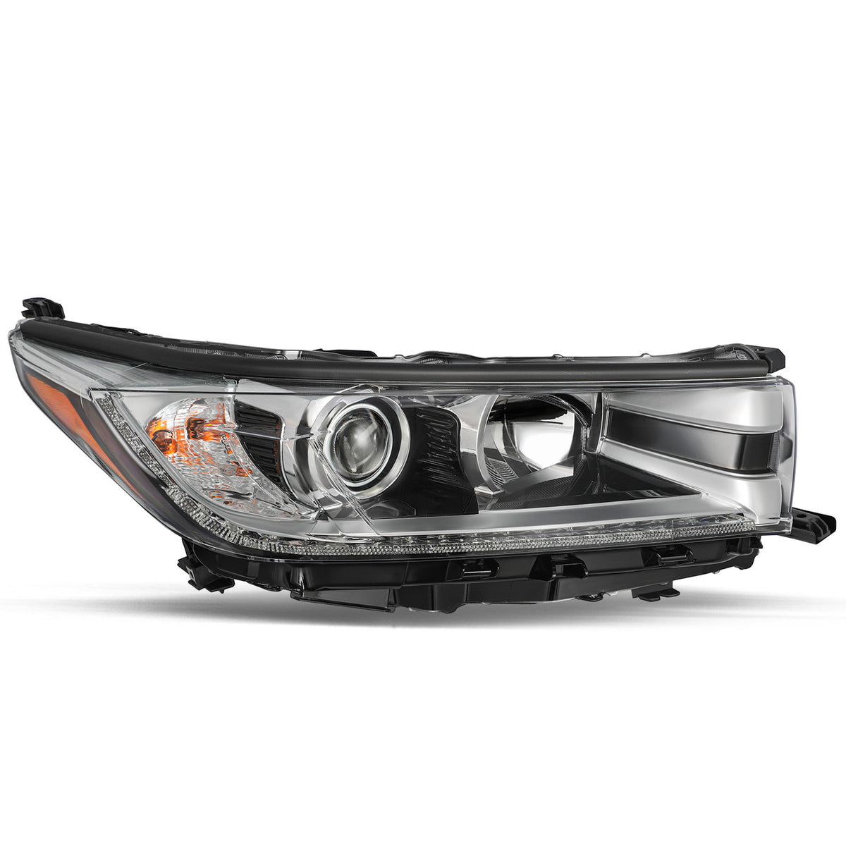 VehicleAid Headlights For 2017-2019 Toyota Highlander SE w/LED DRL Model