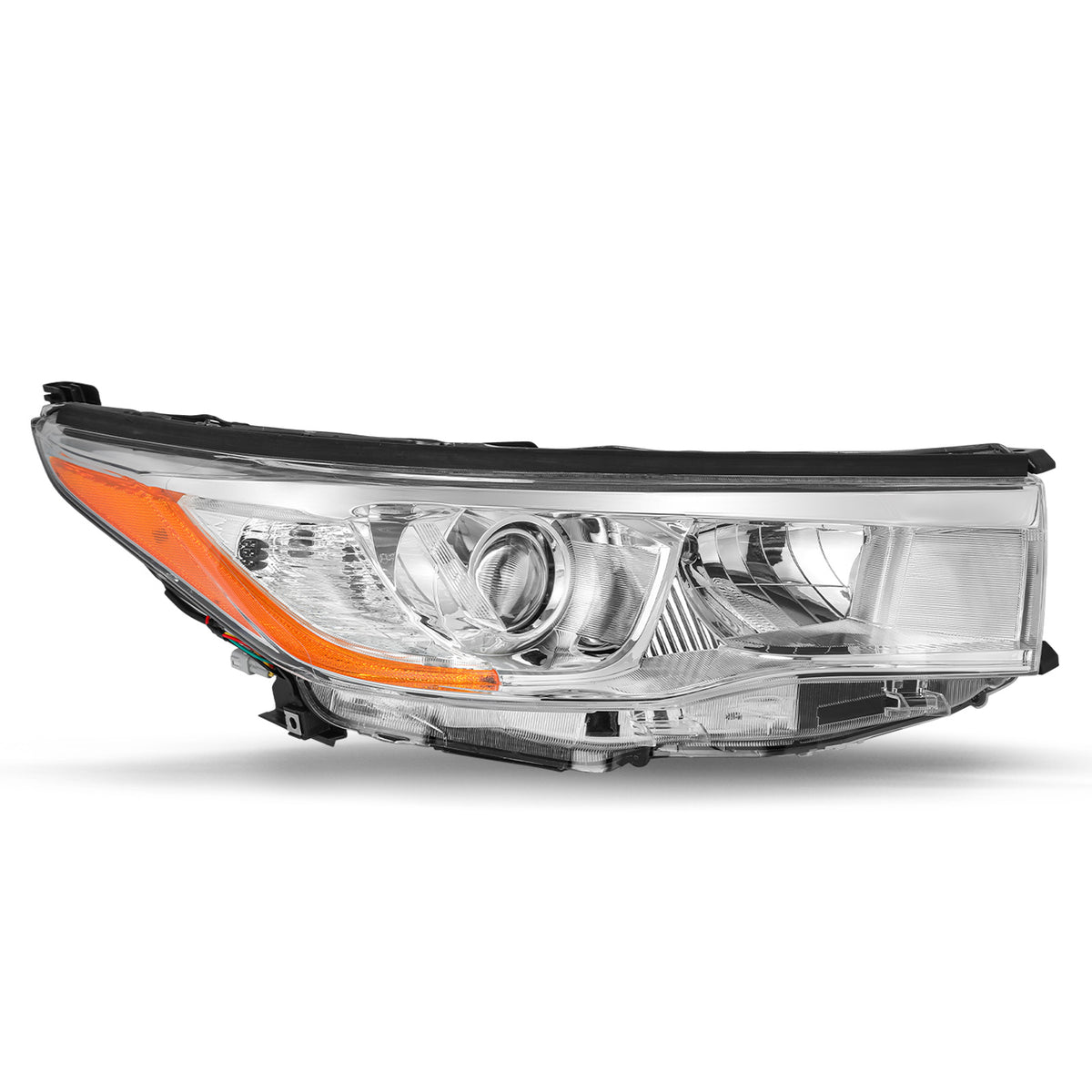 VehicleAid Halogen Headlight Assembly Replacement For 2014-2016 Toyota Highlander