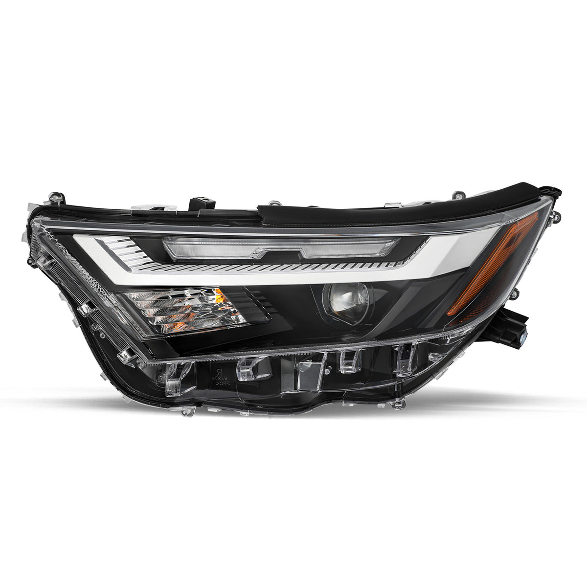 VehicleAid Headlights For 2022-2024 Toyota RAV4 LE XLE with LED Hi-Lo Beam Models
