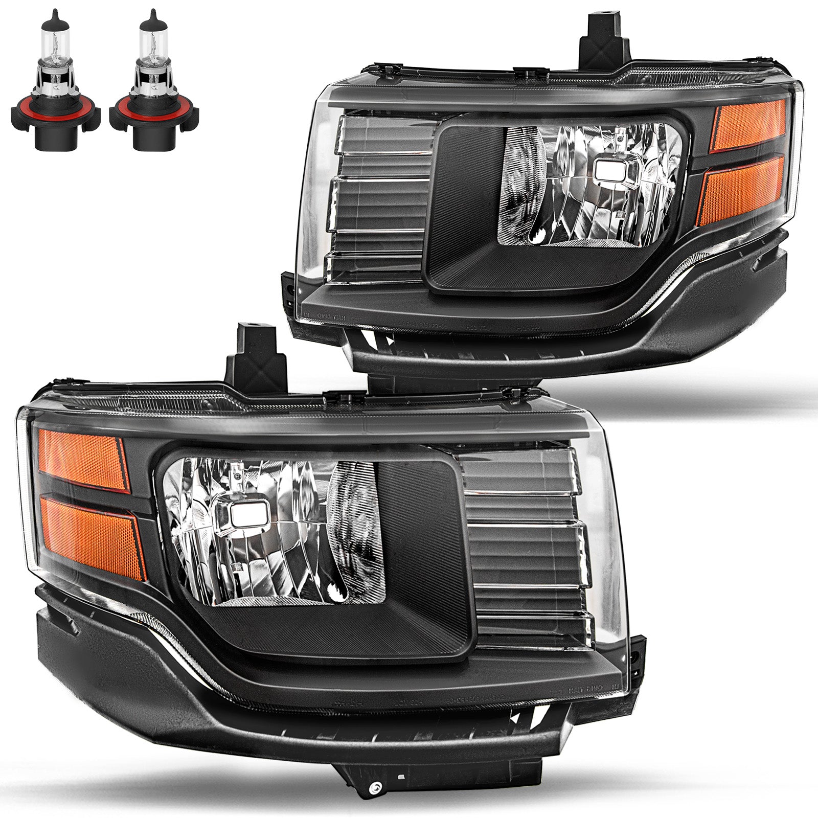 VehicleAid Headlights For 2009-2012 Ford Flex