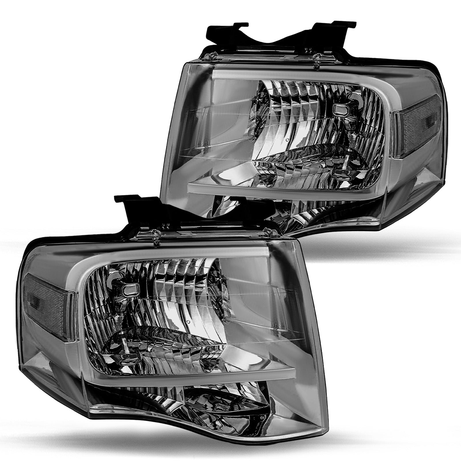 VehicleAid Headlights For 2007-2014 Ford Expedition