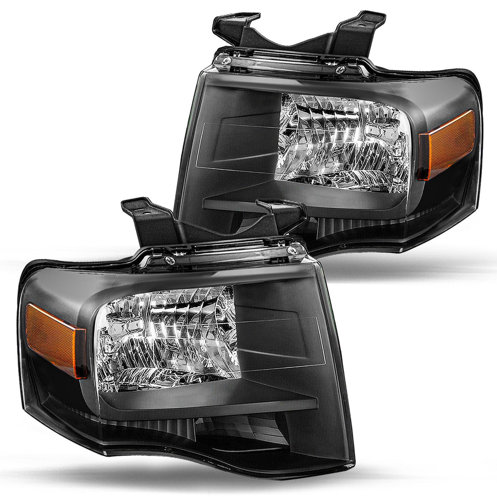 VehicleAid Headlights For 2007-2014 Ford Expedition