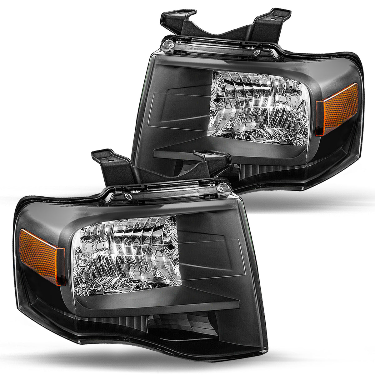 VehicleAid Headlights For 2007-2014 Ford Expedition
