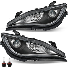 VehicleAid Headlights For 2017-2020 Chrysler Pacifica Halogen w/LED DRL
