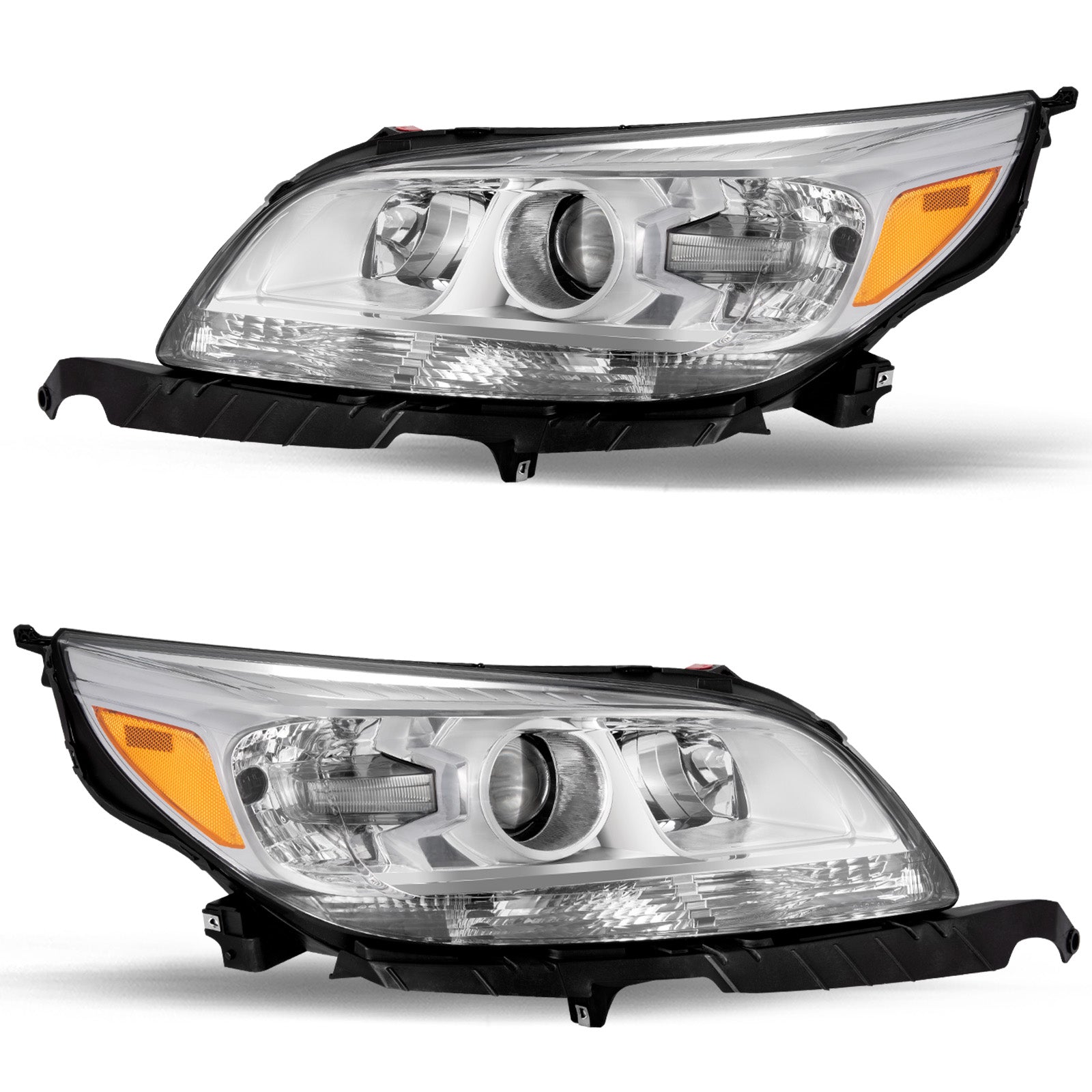 VehicleAid Headlights For 2013-2015 Chevy Malibu