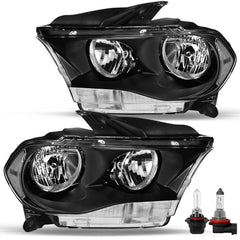 VehicleAid Headlights For 2011-2013 Dodge Durango