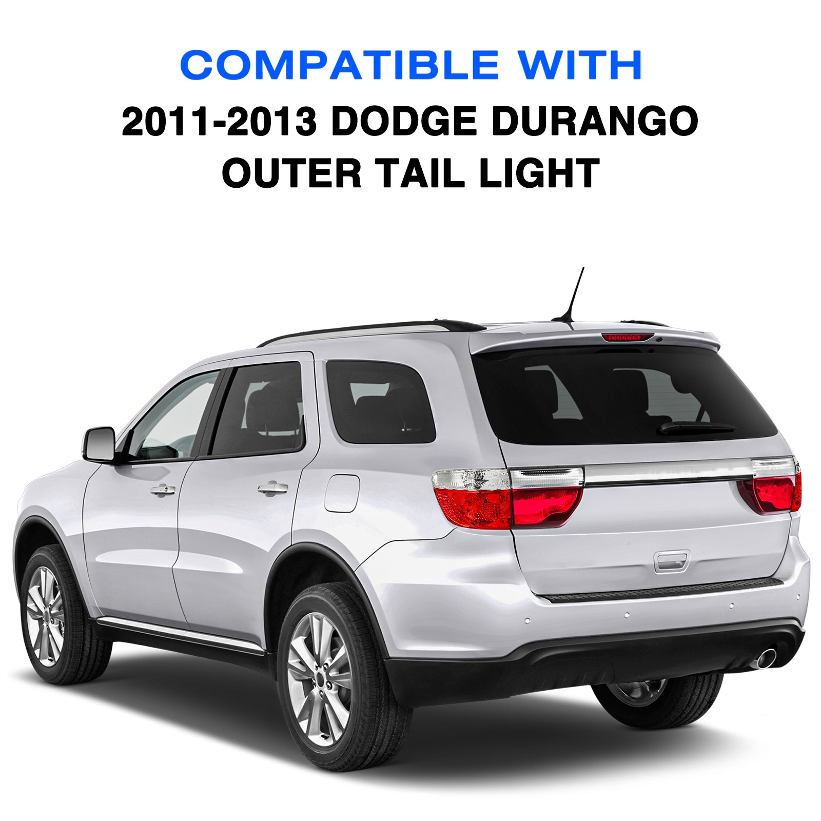 VehicleAid Taillights For 2011-2013 Dodge Durango