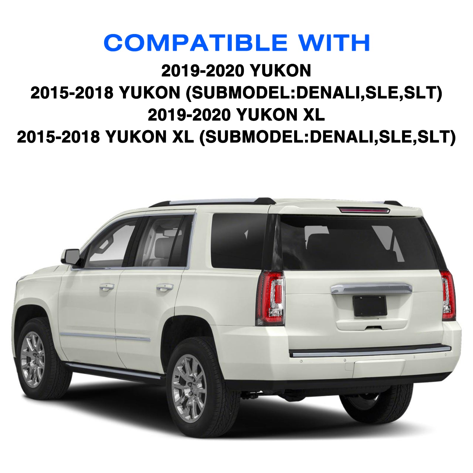 VehicleAid Taillights For 2015-2020 GMC Yukon