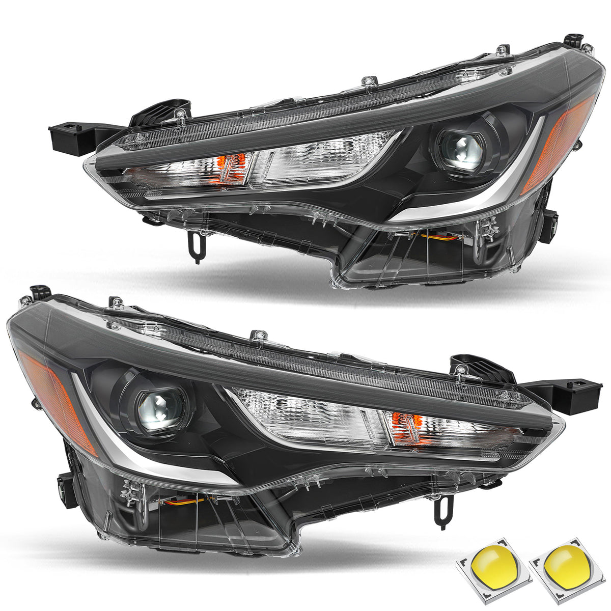 VehicleAid Headlights For 2022-2023 Toyota Corolla Cross