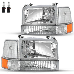 VehicleAid Headlights For 1992-1997 Ford F250/F350
