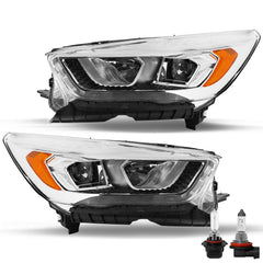VehicleAid LED DRL Headlights For 2017-2019 Ford Escape