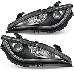 VehicleAid Headlights For 2017-2020 Chrysler Pacifica Halogen w/LED DRL
