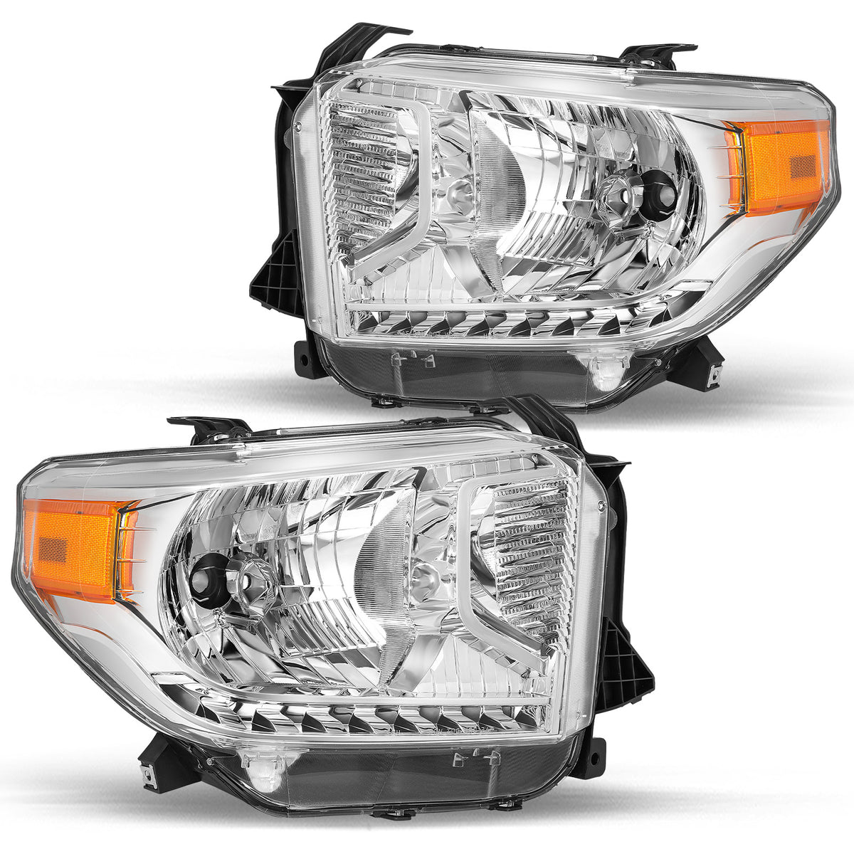 VehicleAid Headlights For 2014-2021 Toyota Tundra with Level Adjuster