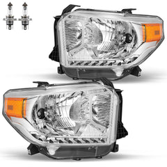 VehicleAid Headlights For 2014-2021 Toyota Tundra with Level Adjuster