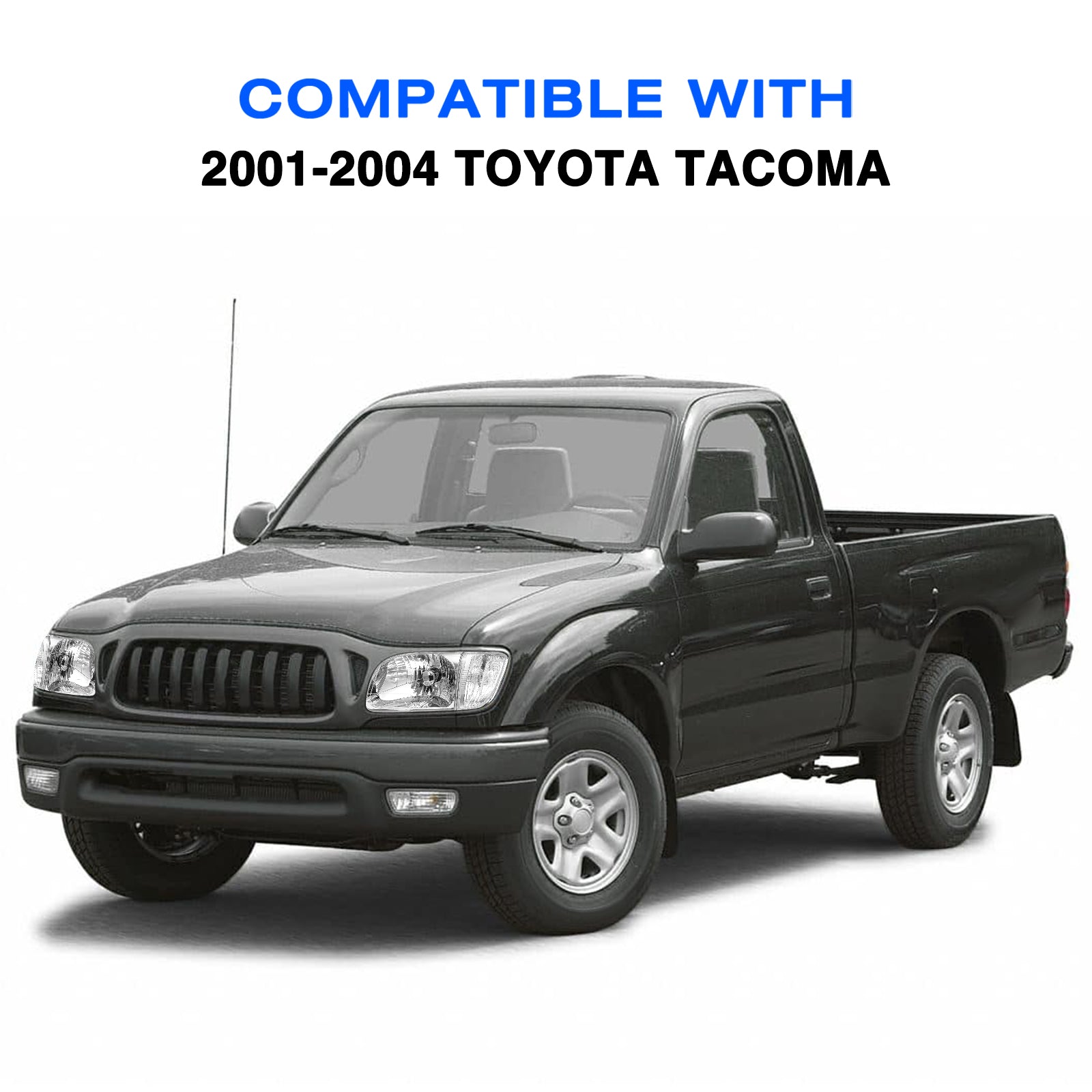 VehicleAid Headlights For 2001-2004 Toyota Tacoma