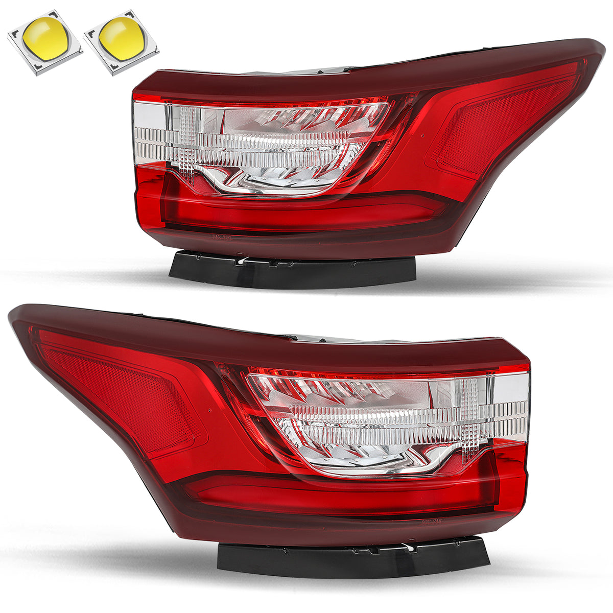 VehicleAid Taillights For 2018-2021 Chevy Traverse
