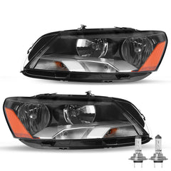 VehicleAid Headlights For 2012-2015 Volkswagen Passat