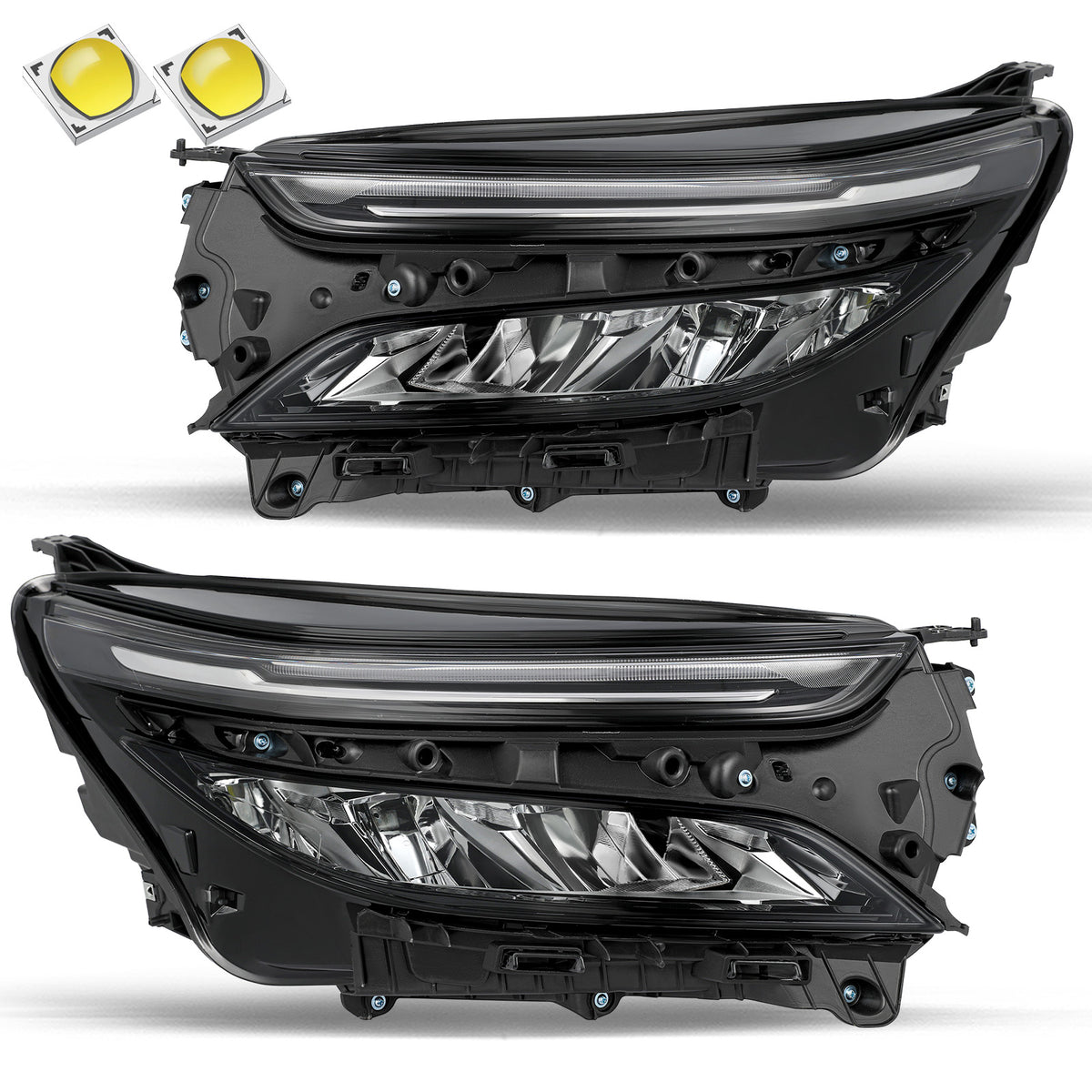 VehicleAid Full LED Headlights For 2022-2024 Chevy Equinox LT/RS