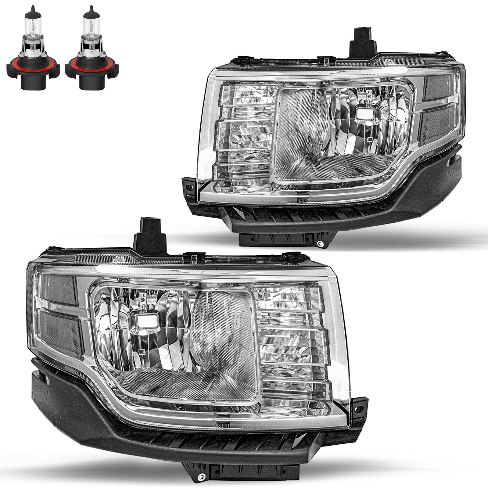 VehicleAid Headlights For 2009-2012 Ford Flex