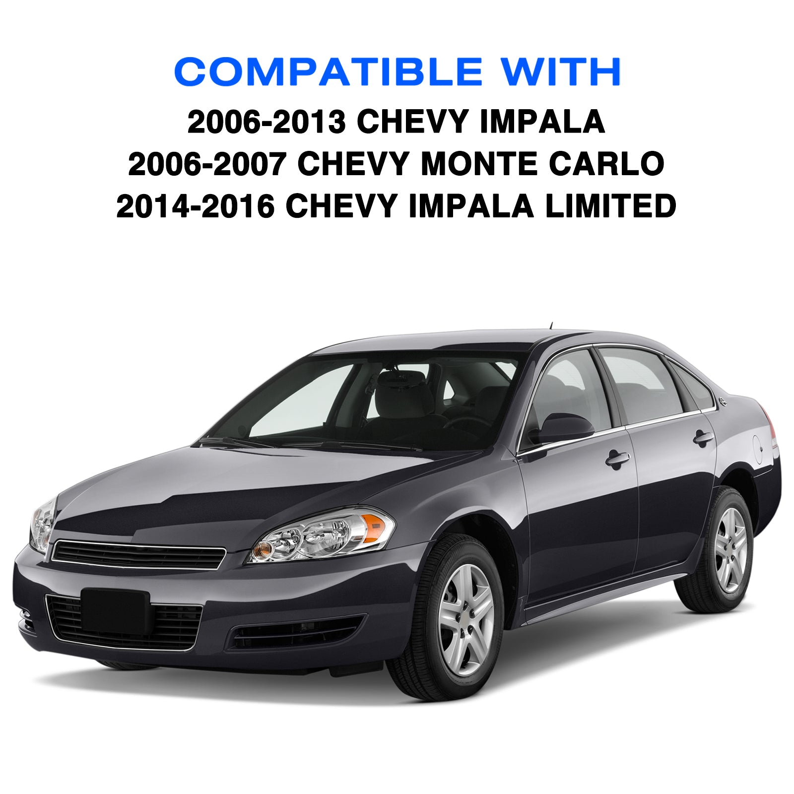VehicleAid Headlights For 2006-2007 Chevy Monte Carlo