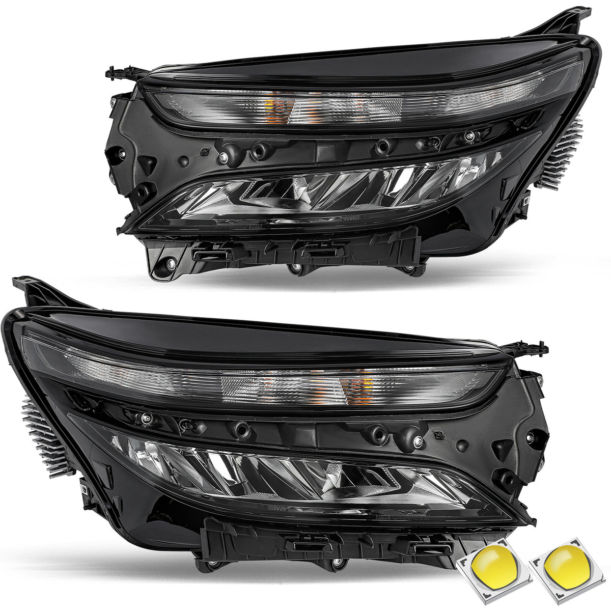 VehicleAid Headlights For 2022-2024 Chevy Equinox LS