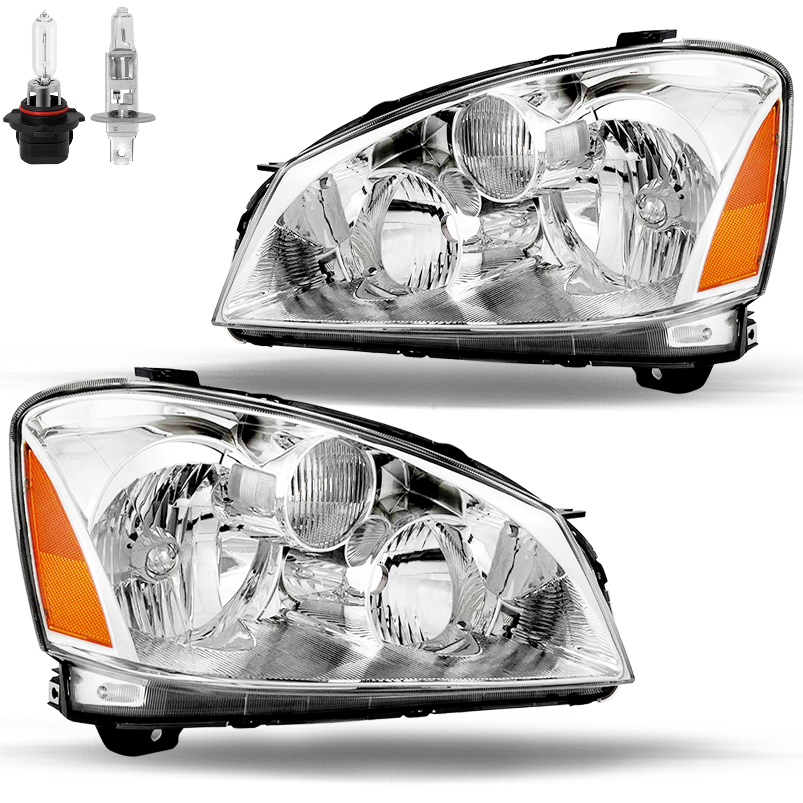 VehicleAid Headlights For 2005-2006 Nissan Altima