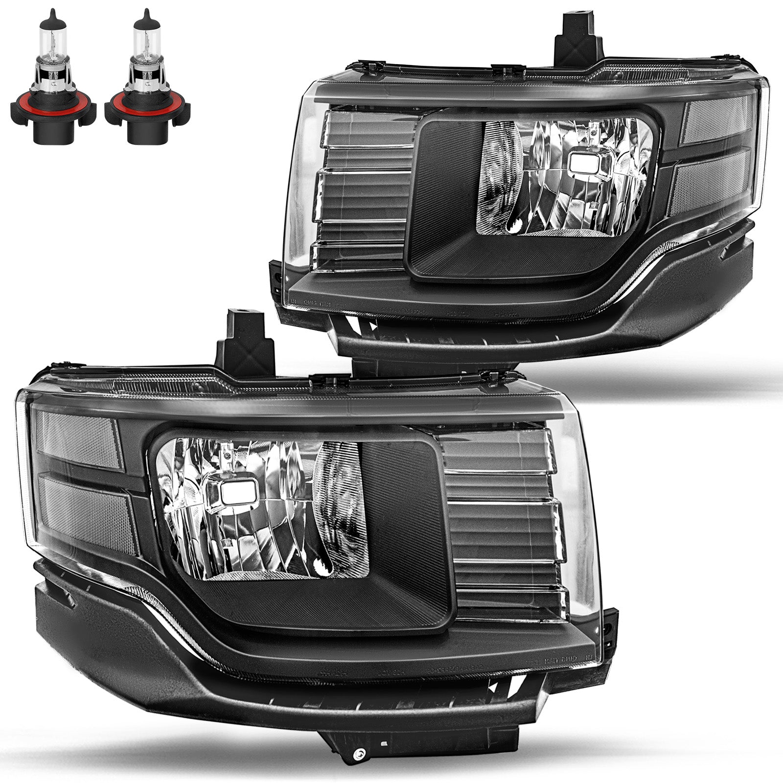 VehicleAid Headlights For 2009-2012 Ford Flex