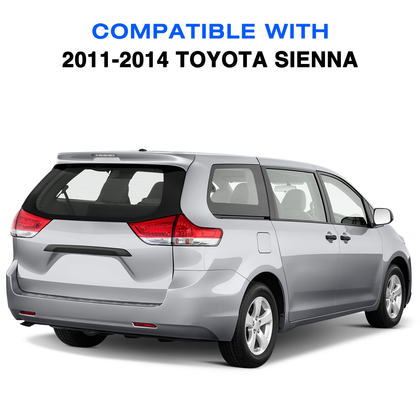 VehicleAid Taillights For 2011-2014 Toyota Sienna
