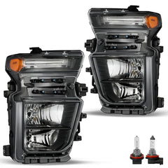 VehicleAid Headlights For 2020-2023 Chevy Silverado 2500HD 3500HD Factory Style