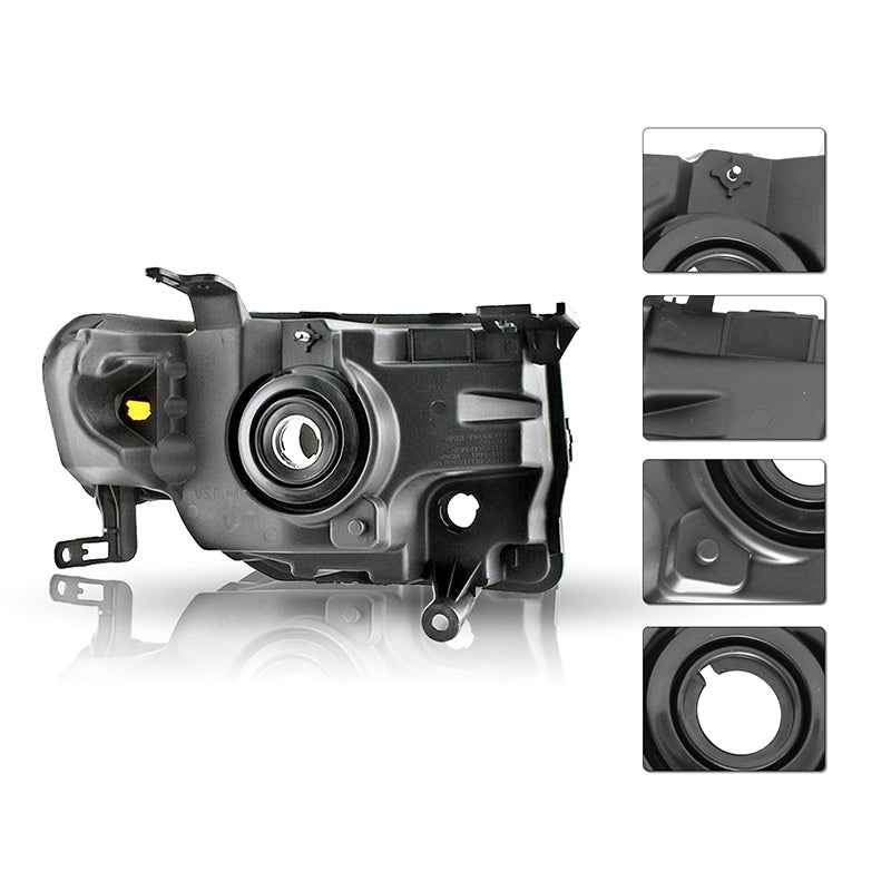 VehicleAid Headlights For 2008-2012 Ford Escape