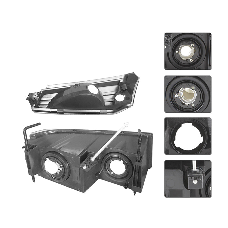 VehicleAid Headlights For 2002-2006 Chevy Avalanche