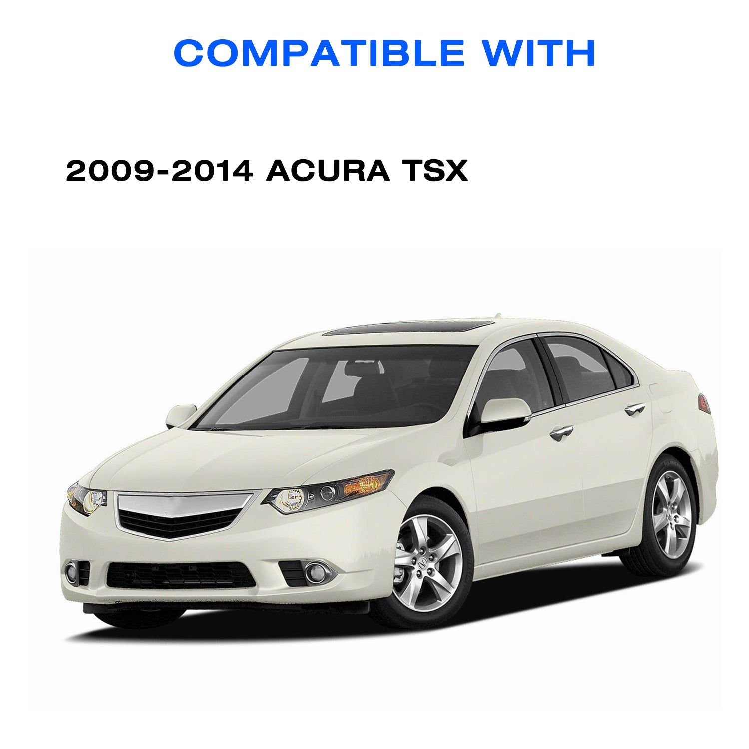 VehicleAid Headlights For 2009-2014 Acura TSX
