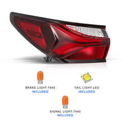 VehicleAid Taillights For 2019-2022 Chevy Blazer