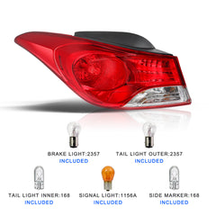 VehicleAid Taillights For 2011-2013 Hyundai Elantra