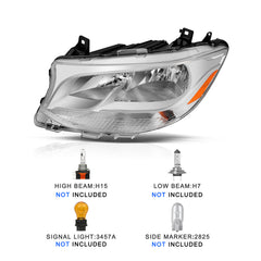 VehicleAid Headlights For 2019-2022 Mercedes-Benz Sprinter