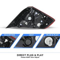 VehicleAid Taillights For 2016-2021 Honda Civic