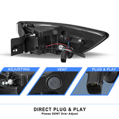 VehicleAid Taillights For 2020-2022 Ford Escape