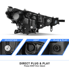 VehicleAid Headlights For 2022-2023 Toyota Corolla Cross